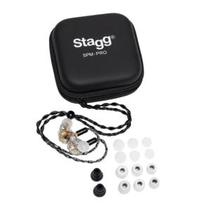 STAGG SPM-PRO TR - ECOUTEUR 3 TRANSDUCTEURS TRNSP