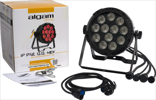 ALGAM LIGHTING LAP IP-PAR-1212-HEX - Par ip65 hexa