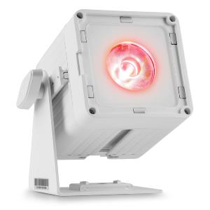 BEAMZ KUBE20W - PROJECTEUR ARCHITECTURAL IP65 SUR BATTERIE, LED 20W 6EN1, BLANC