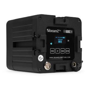 BEAMZ KUBE20B - PROJECTEUR ARCHITECTURAL IP65 SUR BATTERIE, LED 20W 6EN1, NOIR