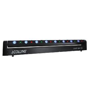 J.COLLINS CRAZY BAR RG - Barre 8 Lasers Rouge Vert + 8 Leds