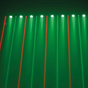 J.COLLINS CRAZY BAR RG - Barre 8 Lasers Rouge Vert + 8 Leds