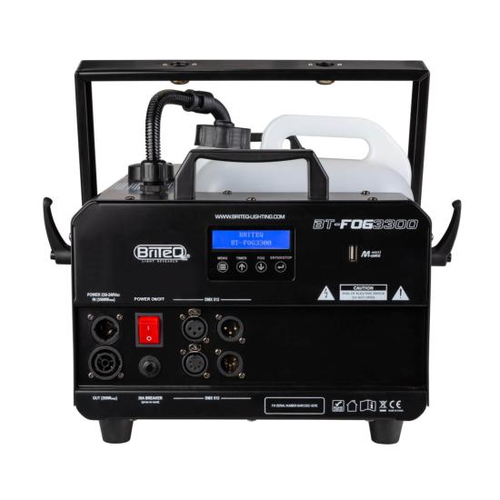 BRITEQ BT-FOG3300 - Machine à fumée professionnelle de 3300 W