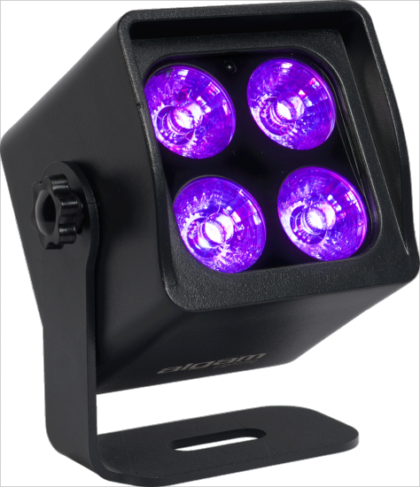 ALGAM LIGHTING LAL EVENTPAR44-QUAD-IP - PAR sur batterie LED 4 x 4W IP65