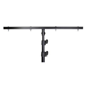 HILEC LST-32 - Light stand + T-bar, extendable – H 1,5m min > 3,18m max - 30KG