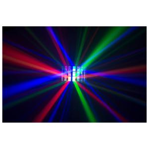 JB SYSTEMS PARTY DERBY - LED Derby 4x 3W led(RGBW) + 16x strobe + IR re