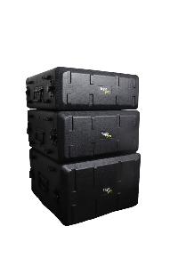 TEGO PRO Rack PE 3U - Flight case de transport 3u