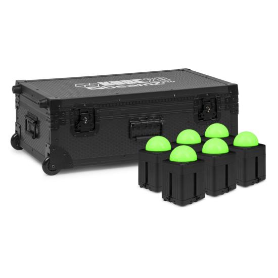 BEAMZ FCC30 - FLIGHTCASE FOR 6PCS KUBE20