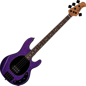 STERLING BY MUSIC MAN GSB RAY34-PSK-R2 - StingRay34 - Purple Sparkle