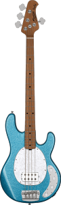 STERLING BY MUSIC MAN GSB RAY34-BSK-M2 - StingRay34 - Blue Sparkle