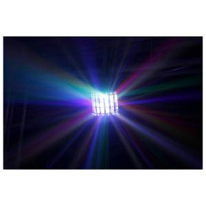 JB SYSTEMS PARTY DERBY - LED Derby 4x 3W led(RGBW) + 16x strobe + IR re